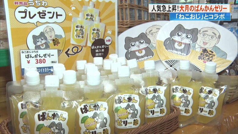アニメ『ねこに転生したおじさん』×「河内晩柑」のコラボ商品が大人気　制作会社社長が晩柑の味に魅了され発案｜FNNプライムオンライン