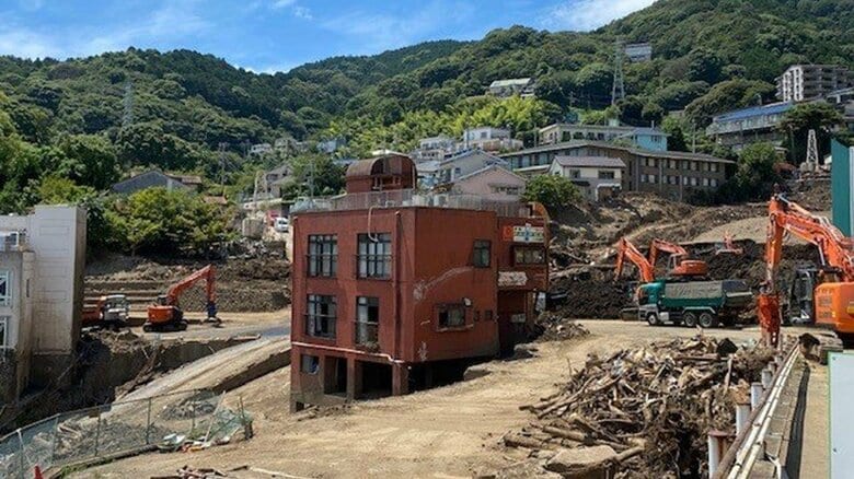 「隣の家が5秒で消えた」熱海土石流から1カ月　爪痕残る現地を取材した｜FNNプライムオンライン