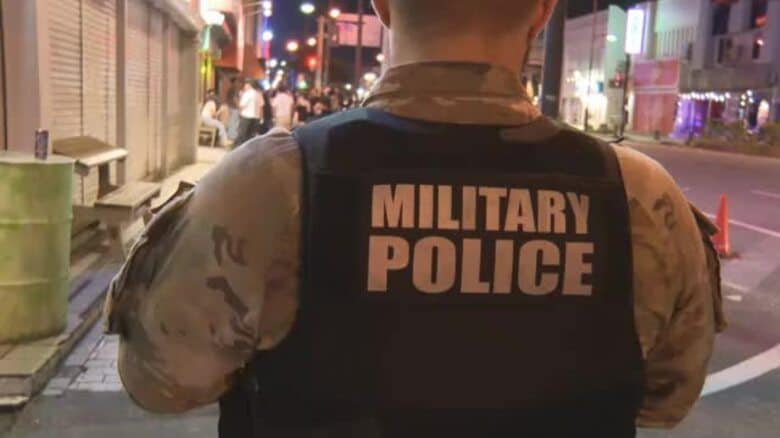 【速報】米軍が憲兵隊による単独パトロール再開の意向を外務省に伝える｜FNNプライムオンライン