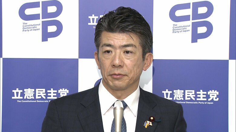 立憲民主・重徳政調会長「石破首相自身の統率力の問題」　今国会での補正予算“一転見送り”で政府・与党の迷走に苦言｜FNNプライムオンライン