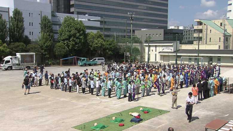 首都直下地震発生を想定した大規模訓練