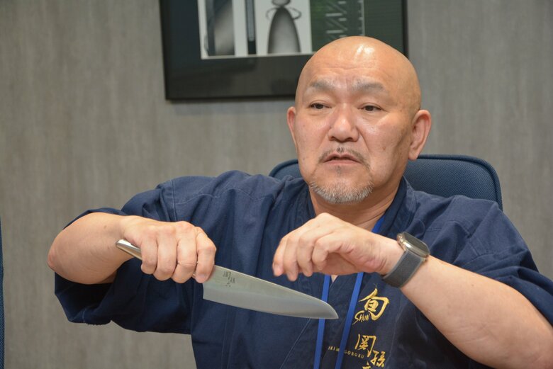 「高価な包丁ほど“刃持ちの良さ”が違います」と林さん