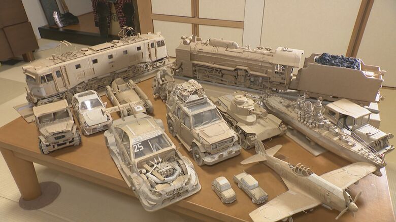 自己流で製作した乗り物や戦車や戦艦