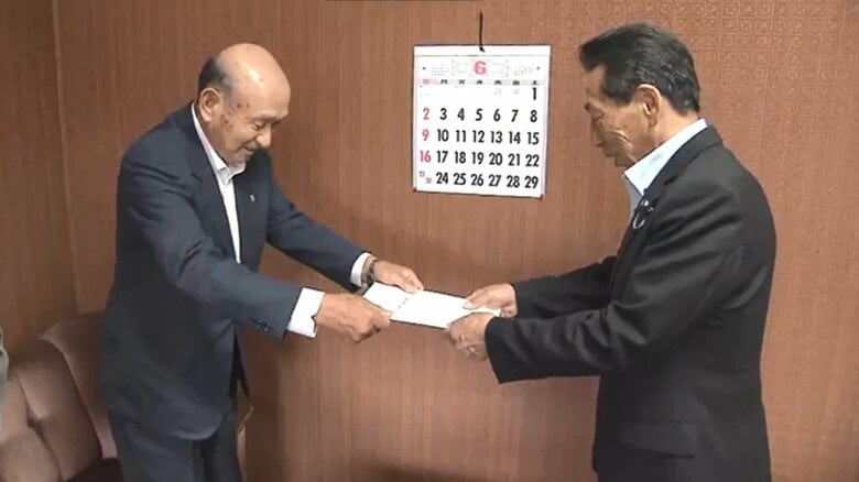 行政区長が大郷町議会に要望