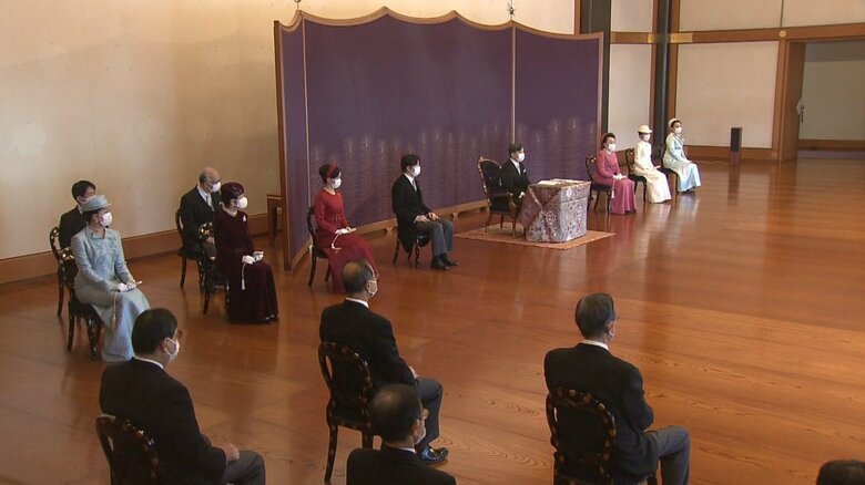 今年の｢講書始の儀｣はおよそ1時間に渡って行われた