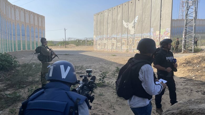 取材が許された最南端には…