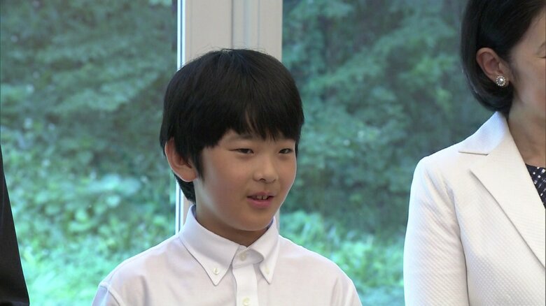 令和元（2019）年　「豆記者」と懇談される悠仁さま