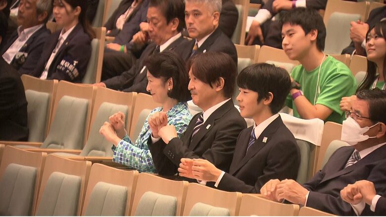 高校総合文化祭開会式　岐阜市　7月31日