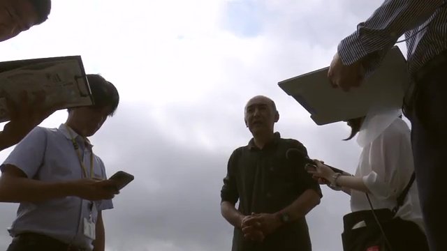 取材に応じるフェリスラテ・田中一正社長