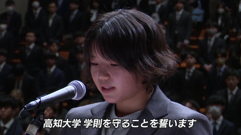 2025年4月、高知大学大学院に入学した桜井つぐみ選手