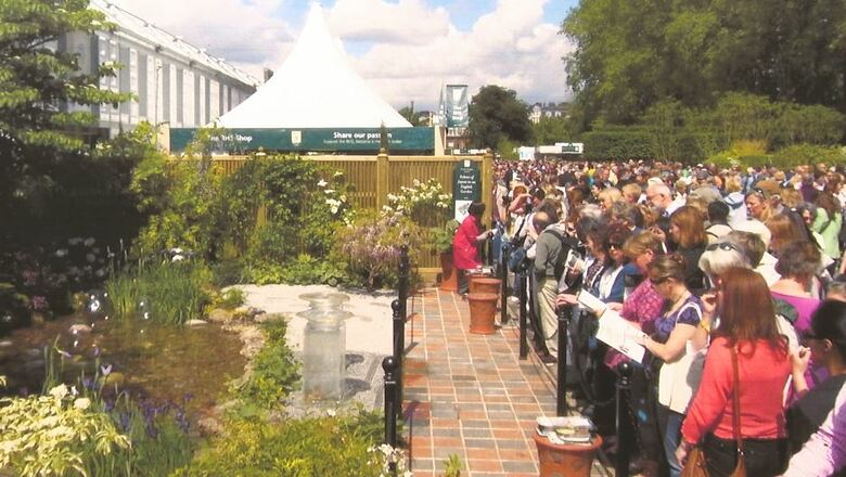 「チェルシーフラワーショー」（2009年）　写真提供：ケイ山田さん