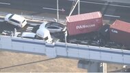 【速報】第二神明・須磨IC付近で10台からむ事故　乗用車8台とトレーラー2台　現場付近の上り線は通行止め　神戸・須磨区