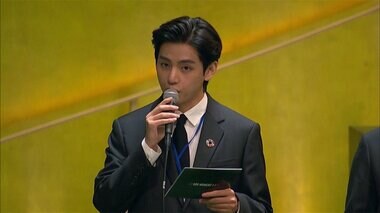 韓国の人気グループ「BTS」 国連で若者世代にメッセージ