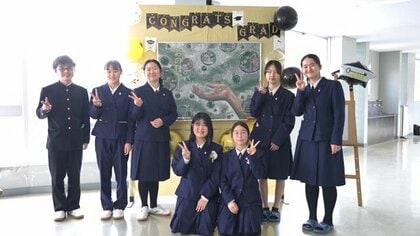 シャボン玉に“青春”を描いた「黒板アート」　卒業生へ贈る…消えない高校生活の思い出たち【福井発】