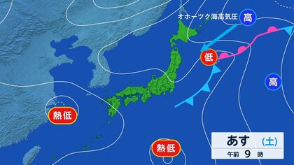【解説】涼しさは一時的？再び猛暑へ…関東の涼しさの原因は「オホーツク海高気圧」　12日には台風発生し列島接近か
