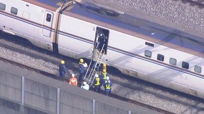 「人が倒れて、炎が…」新幹線“復旧作業中”に感電事故　現場では“爆発音”響く　50代作業員1人重傷