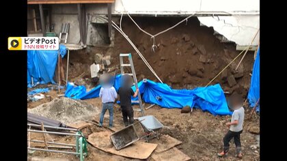 【独自】「やばいやばい…」大田区で住宅崩壊の恐れ 「ガン､ガラガラガラ」異様な音で土砂流出…隣接地の解体業者「うちは関係ない」