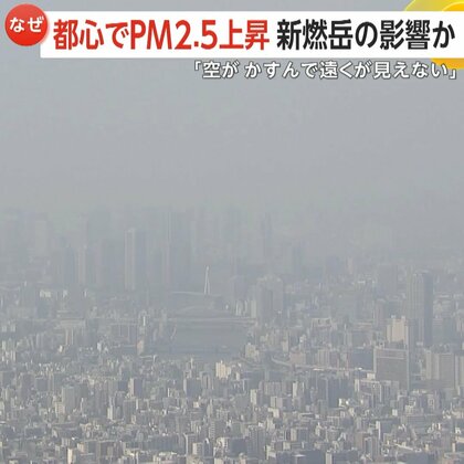 「空が霞んで遠くが見えない」都内のPM2.5上昇は九州南部・新燃岳の影響か　肺の奥まで入り込みやすく、健康被害に警戒呼び掛け