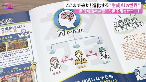 “人がやることの意味にこだわる”　ここまで来た！進化する“生成AIの世界”【News αプラス】