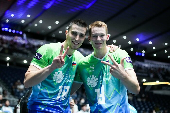 チェブリとモジッチ(写真:©️FIVB)