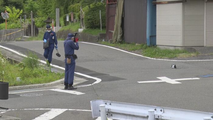 事件現場(長野県岡谷市)