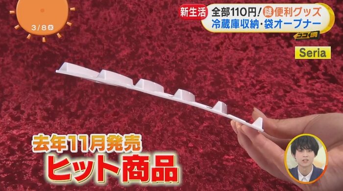横から見ると、いくつも出っ張りがある