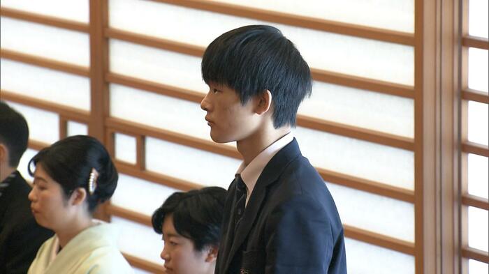 東京学館新潟高2年・本間優大さん