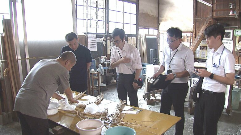 “高付加価値”を求める旅行者に選ばれる越前市　観光庁がインバウンド誘客の成功例として視察　伝統工芸ある地域「まだまだ可能性ある」【福井】｜FNNプライムオンライン