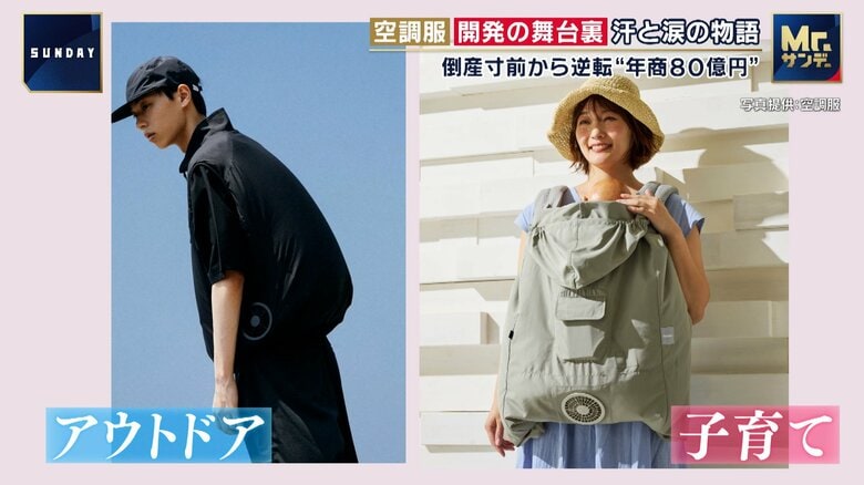 「めちゃめちゃ涼しい！」“空調服”が猛暑で大活躍…「当初はバカにされた」“画期的商品”開発までの汗と涙の物語｜FNNプライムオンライン