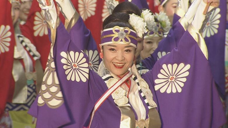 よさこい大賞は「ほにや」　金賞は「十人十彩」「俵屋グループ」「とらっくよさこい（ちふれ）」｜FNNプライムオンライン