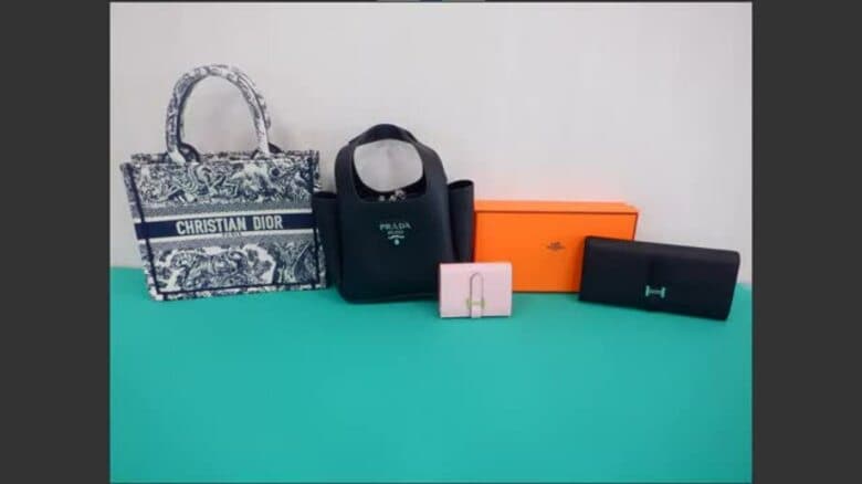 偽物のエルメスの財布など販売　千葉県の４７歳の女を逮捕｜FNNプライムオンライン