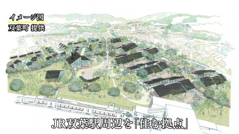 JR双葉駅周辺を「住む拠点」に 海沿いのエリアは「働く拠点」に
