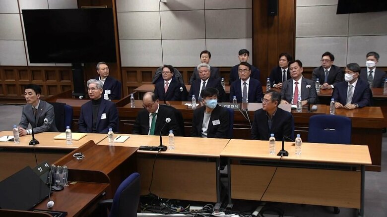 判決公判での尹前大統領　19日午後