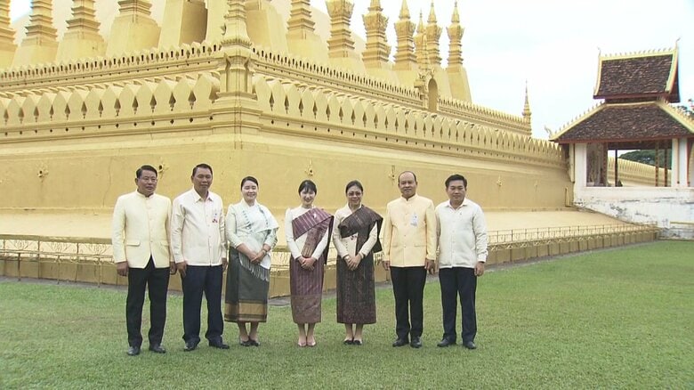急きょ設定された記念撮影にも笑顔で応じられた