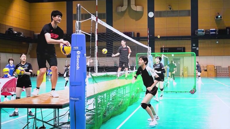 日本代表合宿でも鍛えられた秋本選手