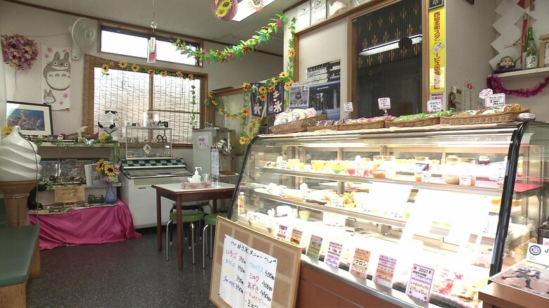 創業70年を迎えた「和栄堂」創業70年を迎えた「和栄堂」の店内