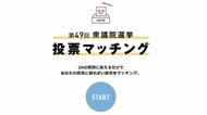 20の質問に答えるだけ…自分に近い意見の政党が分かる「投票マッチング」が話題