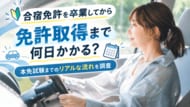 【合宿免許卒業後を調査】77.00％が2週間以内に本免試験を受験！