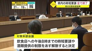 宮城県内の時短要請終了決定 感染状況「ステージ2」まで改善 県の対策本部会議