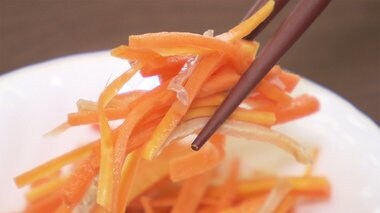 福島の郷土料理「いかにんじん」 収穫期迎える「長ニンジン」を使って調理