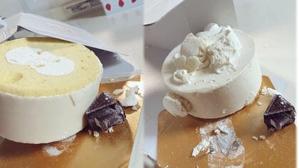 届いたクリスマスケーキが逆さま「残念」…販売した380個中、約100個に不備　西川貴教さんとコラボの特別ケーキ　デコレーションも落下