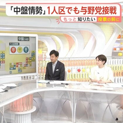 【解説】参院選の中盤情勢で与党失速！カギ握る1人区で「自民優勢」減り「接戦」増え過半数割れの危機も…失速の原因は何だったのか？