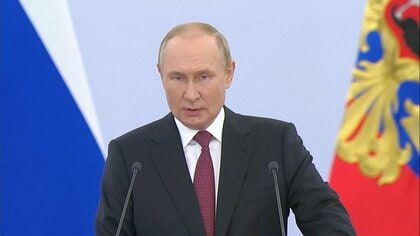 【速報】プーチン大統領がウクライナ4州併合を宣言「永遠にロシア国民になる」
