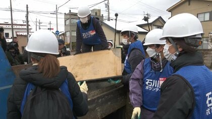 被災地で一般ボランティア開始　全国から75人…石川・七尾市、穴水町、志賀町で活動　