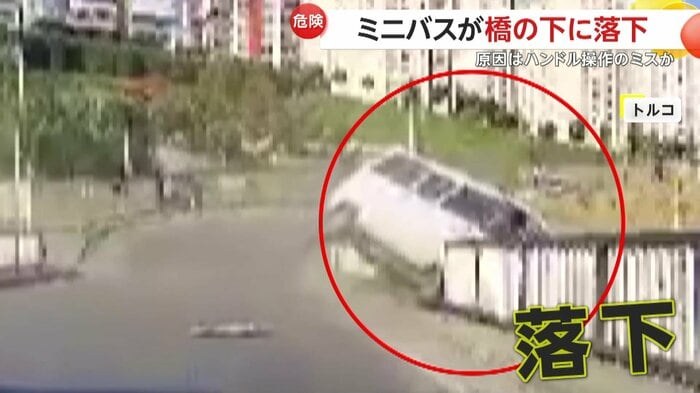 車体が傾くミニバス(IHA)