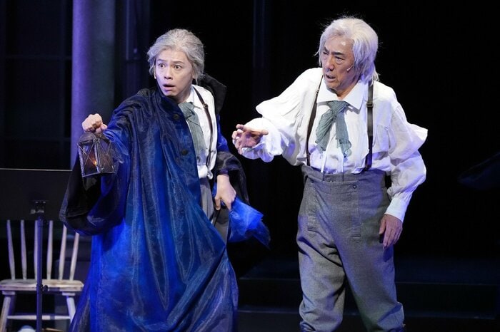 左から中川晃教さん、市村正親さん　撮影：田中亜紀