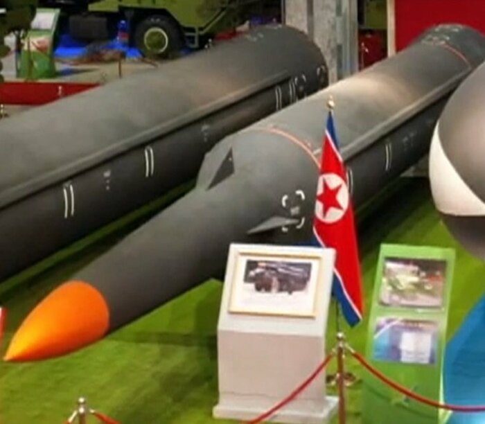 1月5日に発射されたミサイルと同種とみられるミサイル(朝鮮中央テレビ・2021年10月12日)