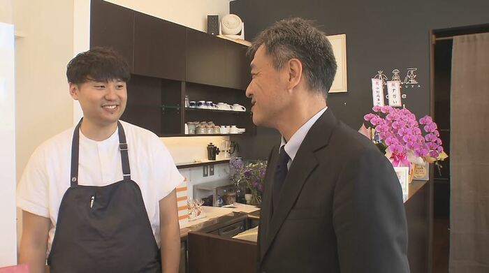 常連客と利徳さん