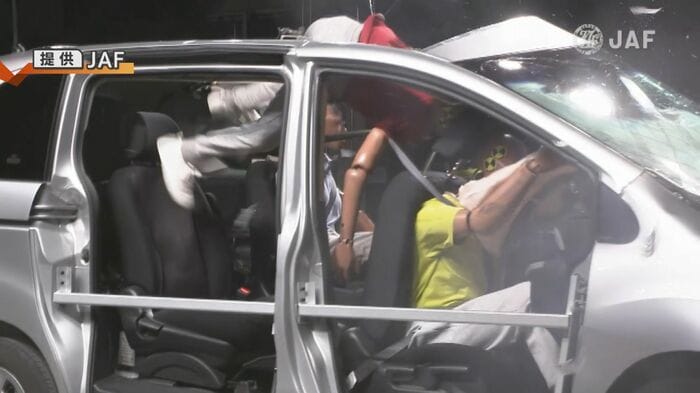 JAFが実施した車の衝突実験