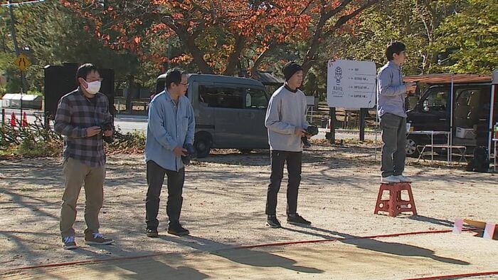 走行体験会の参加者たち